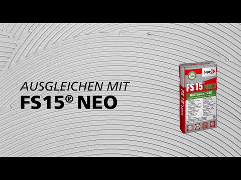 Perfekte Basis für jeden Bodenbelag – Sopro FließSpachtel FS 15® NEO