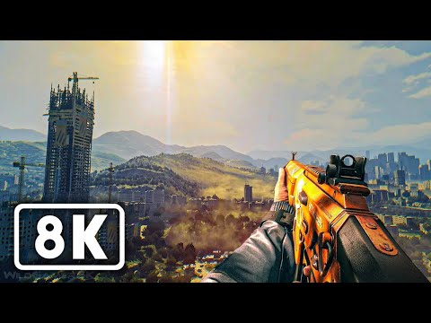 DYING LIGHT FREE ROAM GAMEPLAY (8K 60FPS)