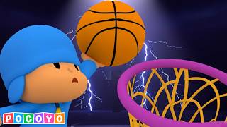 Shoot hoops with Pocoyo! Play basketball and dunk like the GOAT! 🏀 | Pocoyo English | Sports & Fun!