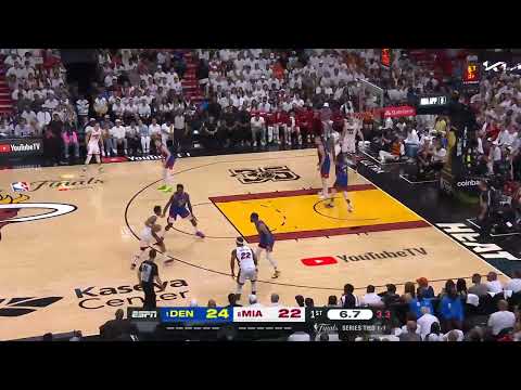 Kyle Lowry mid range shot at 2023 NBA finals game 3