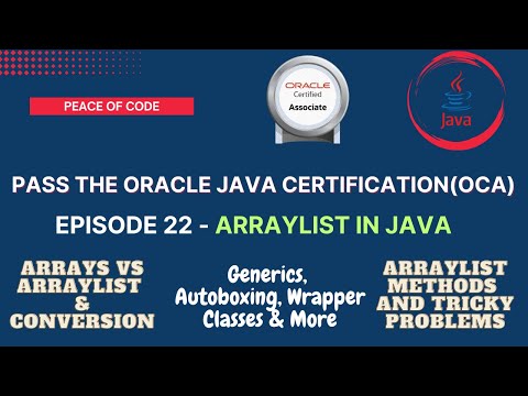 Java Certification Oca Arraylist In Java All Concepts Questions Java Javatutorial Oca