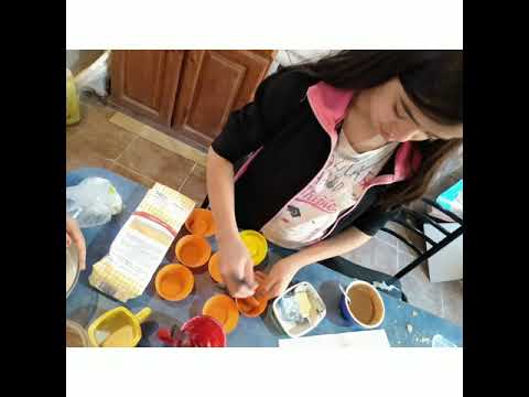 Muffins fácil . Vainilla y chocolate