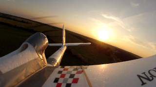 preview picture of video 'Sky Surfer Model RC Plane in Ely using GOPRO'