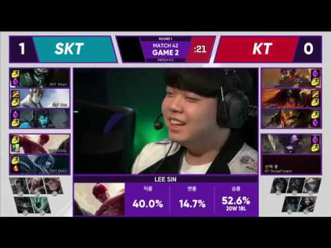 KT vs SKT KT Rolster vs SK Telecom T1| Week 5 Day 1 | Game 2 FULL | LCK Spring Split 2019