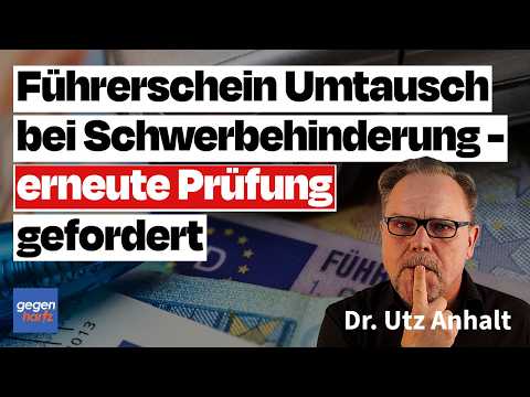 Video Thumbnail: Schwerbehinderte sollen Führerschein umtauschen und eine erneute Prüfung durchstehen