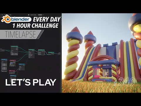 Bouncing into Geometry Nodes - Blender Every Day #340