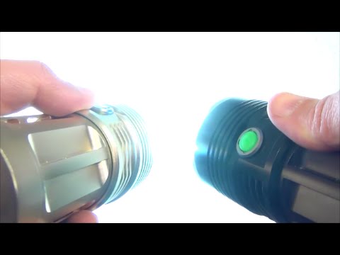 SkyRay King 8 Flashlight Review, Incredible Floodlight Video