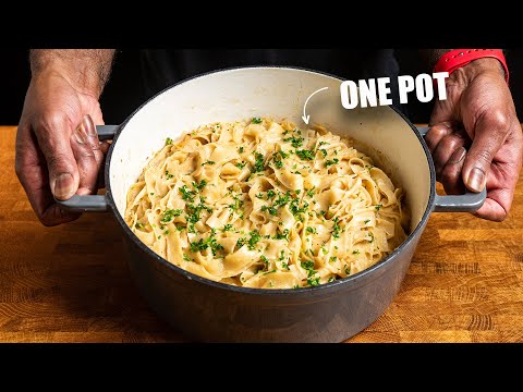 OnePot Creamy Lemon Pasta Tastes Gourmet AND is Ready in Minutes! | Vegan & Vegetarian Meal Ideas