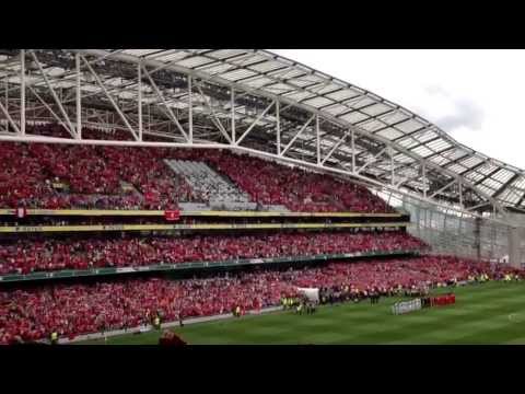 Liverpool v Celtic you'll never walk alone , Dublin 2013