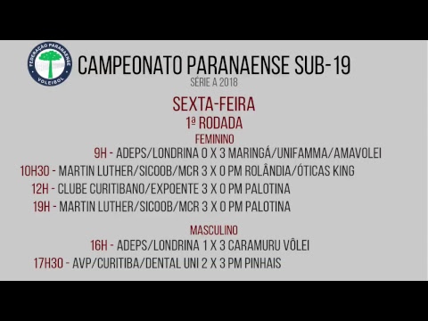 CAMPEONATO PARANAENSE SUB-19 -  Marechal Cândido Rondon x PM Palotina