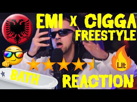 BATH REACTION to EMI x CIGGA Freestyle / SWISS BOY reacts to ALBANIAN RAP/ !!REAL TALK !!