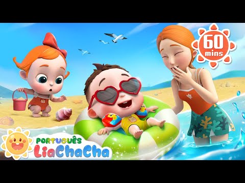 Aventuras na Praia com Lia e ChaCha 🏖️ | Compilação | LiaChaCha em Português - Músicas Infantis