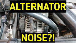 Diagnosing A Grinding Noise Around The Alternator And Compressor Areas