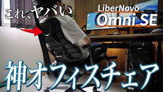 唯一無二の快適性でコスパも最高！話題の最新オフィスチェアが仕事もゲームも捗る神チェアだった【LiberNovo Omni SE】