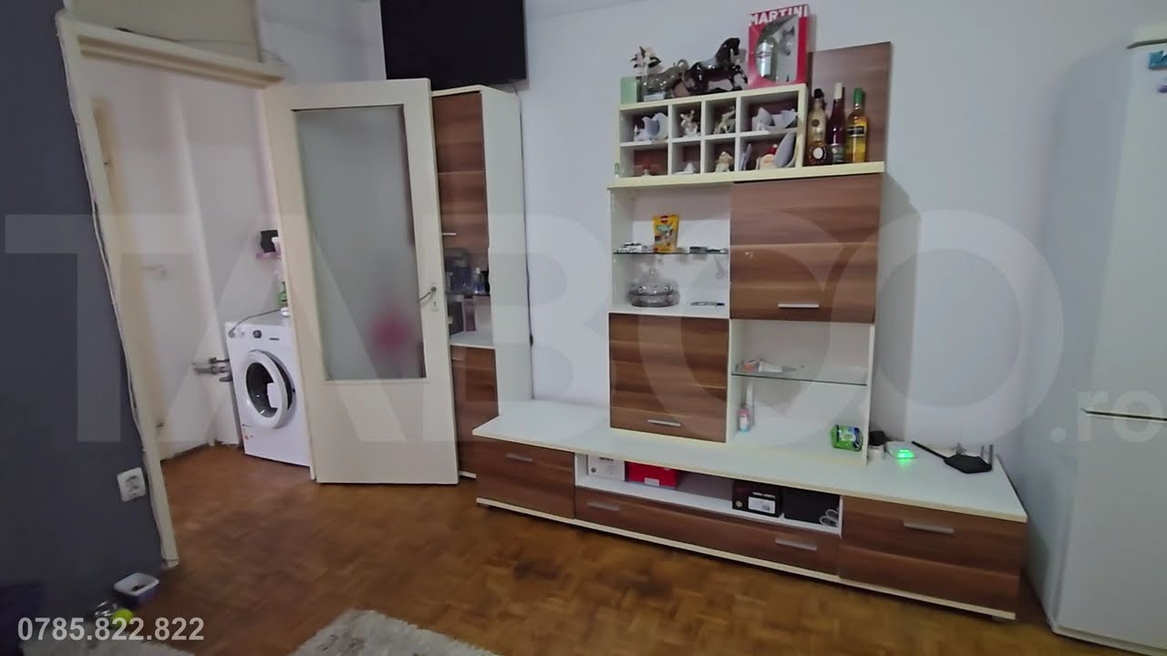 Apartament 2 camere de vanzare etaj intermediar 2 balcon Rahovei Sibiu - Video