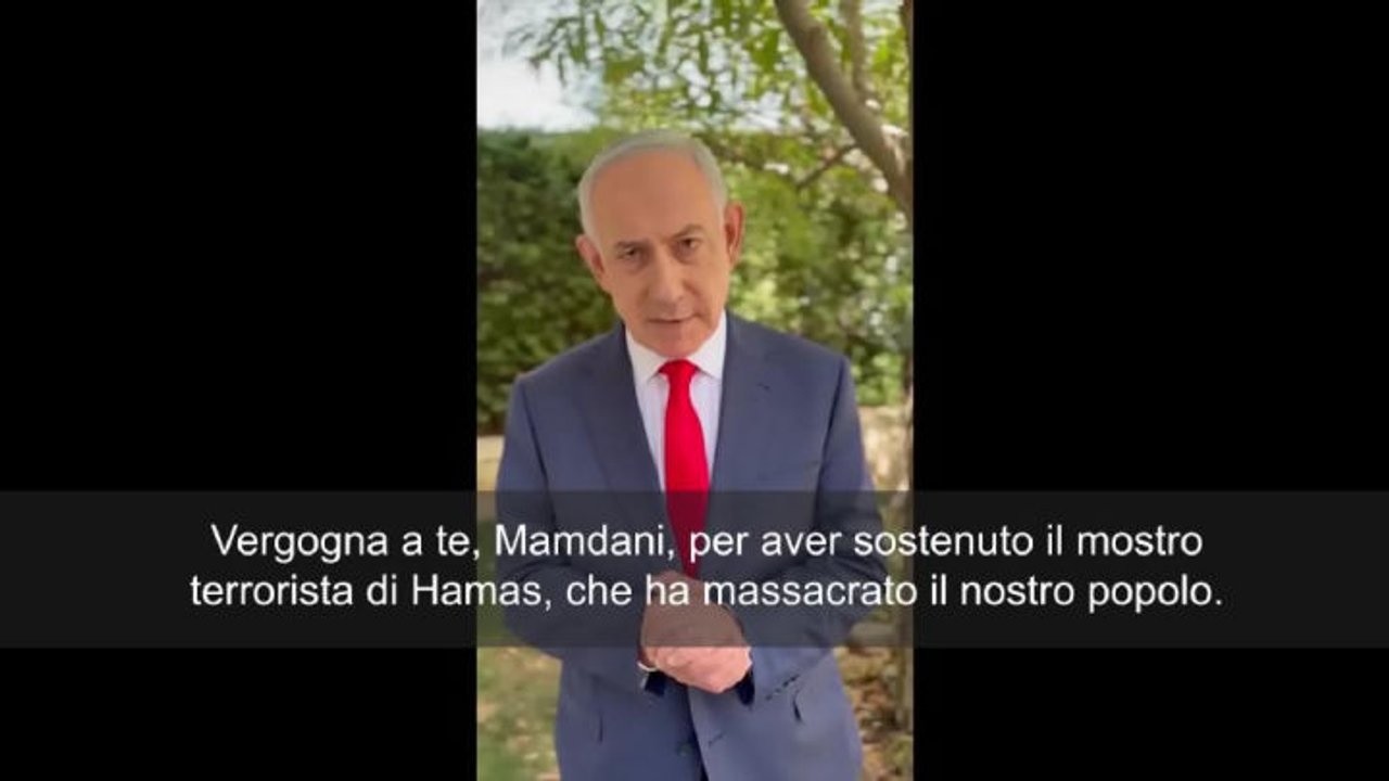 Netanyahu risponde al sindaco di NY Mamdani: "Vergogna per il tuo sostegno ad Hamas"