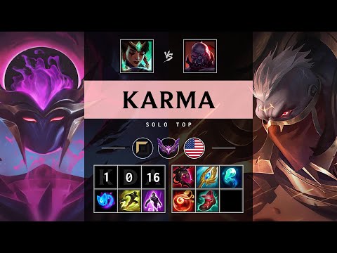 Karma Top vs Sion - NA Master Patch 25.19