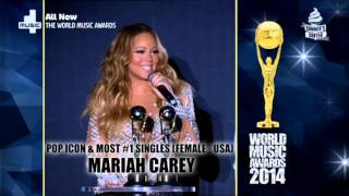 Mariah Carey Wins Pop Icon Award - The World Music Awards 2014