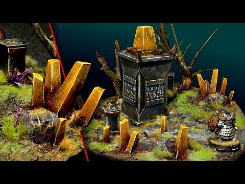 The Dwarven Waystone: Making a HIGH-FANTASY Diorama from Junk