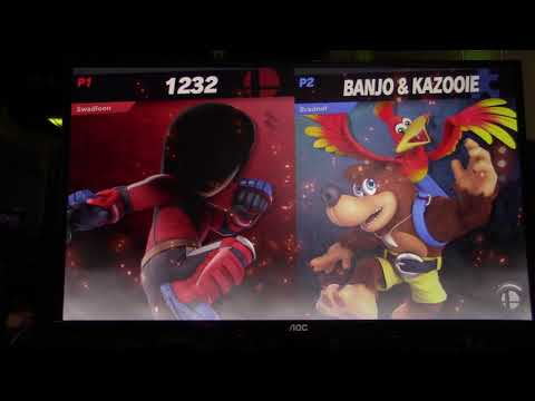 FireThePyro (Mii Brawler) vs. Bradoof (Banjo) - Winners Round 3 - DON'T DODGE!!