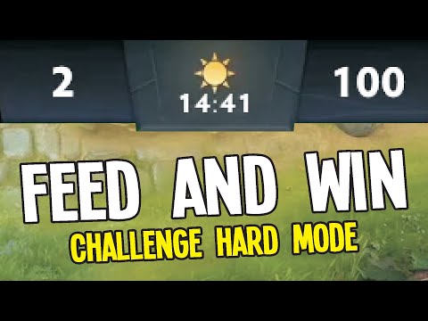 Feeding a 100 Kills And Try To Win Challenge By Goodwin | Dota 2 Gameplay