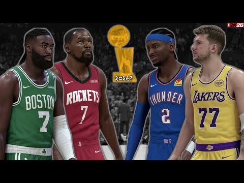 NBA2K26 Predicts Who Wins The 2026 NBA Championship! (Live Simulation)