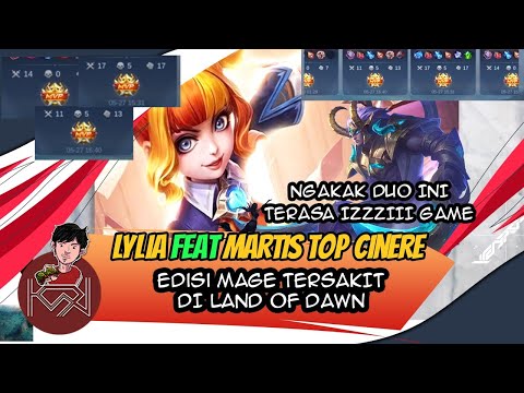 LYLIA TERBARU 2023 season 28. Build Lylia TERSAKIT di. DUO DENGAN MARTIS TOP CINERE.