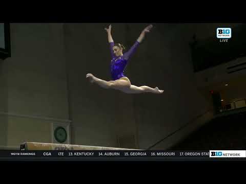 Thumbnail for Morgan Bowles (Washington) - Beam (9.675) - 2023 Super 16 - Session 1 - 2023 NCAA Gymnastics