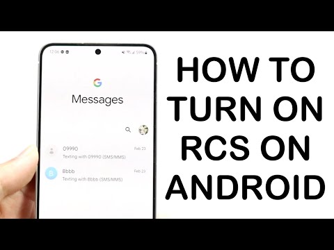 How To Enable RCS Messaging On Android! (2024)
