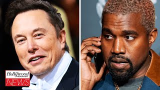 Elon Musk Reaches Out to Kanye West Over Antisemitic Tweet | THR News