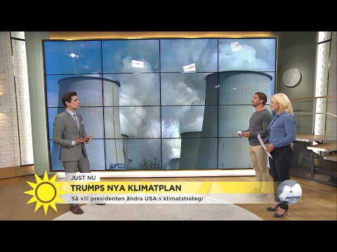 Trump river upp Obamas klimatpolitik: ”Öka utsläppen igen”  - Nyhetsmorgon (TV4)