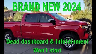 2024 Silverado 1500 LT dead dash & no start. Problem & fix. Recall issued 9/3/24. GM # N242435631