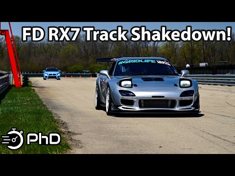 Time Attack FEED Widebody RX7 FD Track Shakedown at Autobahn South!!