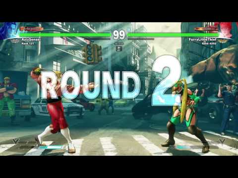 STREET FIGHTER V - AzizSensei vs FurryLittleThief