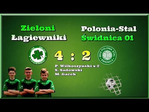 Zieloni Łagiewniki vs Polonia-Stal Świdnica 4:2 skrót meczu (07.05.2016)