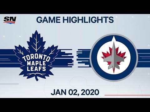 NHL Highlights | Maple Leafs vs. Jets - Jan. 2, 2020