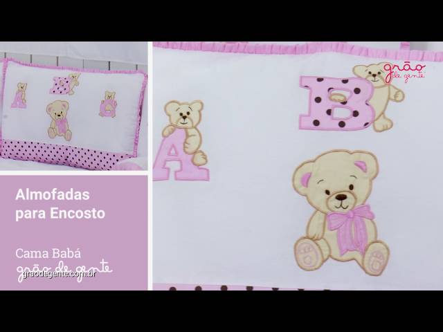 Kit Cama Babá ABC da Ursinha | Ref: 62440
