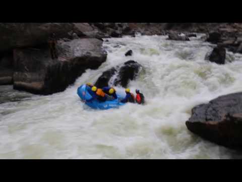 Surfing Tunnel Falls - Gore Canyon