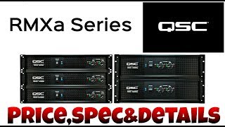 Video thumbnail for QSC RMXa series professional power Amplifiers price,spec&review by DJ BAZAAR