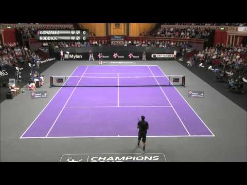 STATOIL MASTERS TENNIS FINAL ATP CHAMPIONS TOUR 2014 GONZALEZ vs RODDICK