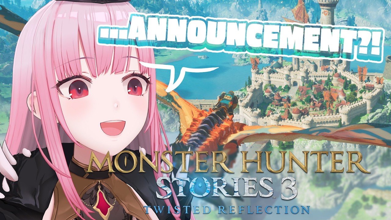 【Monster Hunter Stories 3】monsters!! hunting!! stories!! announcement?! #calliolive #ad