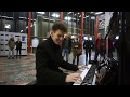 Thomas Krüger Great Piano Medley Of Movie TV Themes At Train Station