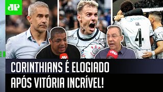 “A real é que esse Corinthians…”: Vampeta e Flavio Prado elogiam o Timão após vitória épica