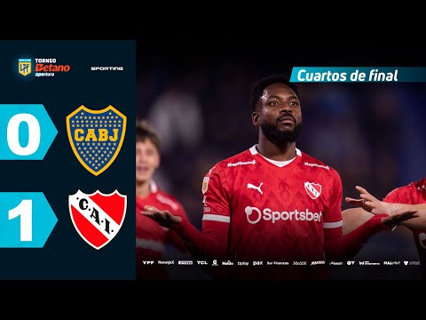 BOCA 0 - 1 INDEPENDIENTE I Resumen del partido | #TorneoBetano Apertura 2025