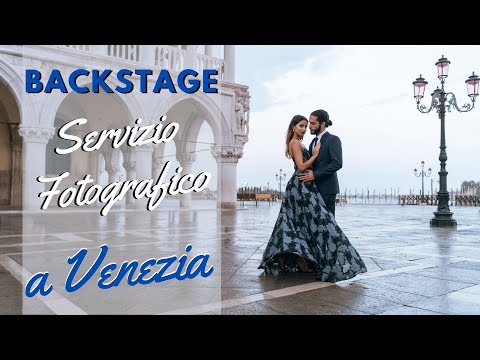 BACKSTAGE FOTO a Venezia - Shooting fotografico a Piazza San Marco - Tutorial Fotografia