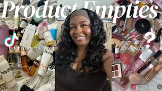 unfiltered Beauty Empties 2024 | Are they worth it?| *Tikok Made me buy it*  | 2024 Product empties