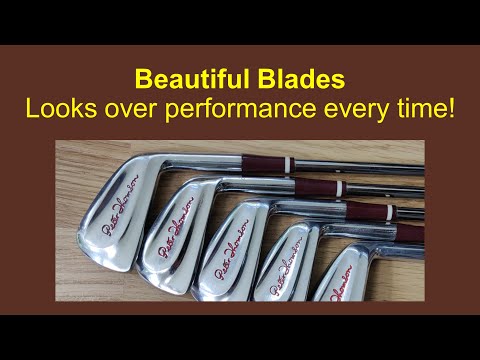 Beautiful Blades. Looks over performance every time! Review & play classic Peter Thomson clubs 1973