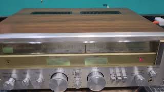 Serviced Sansui G-3000 , restored and upgraded. No rights to music in demo. 