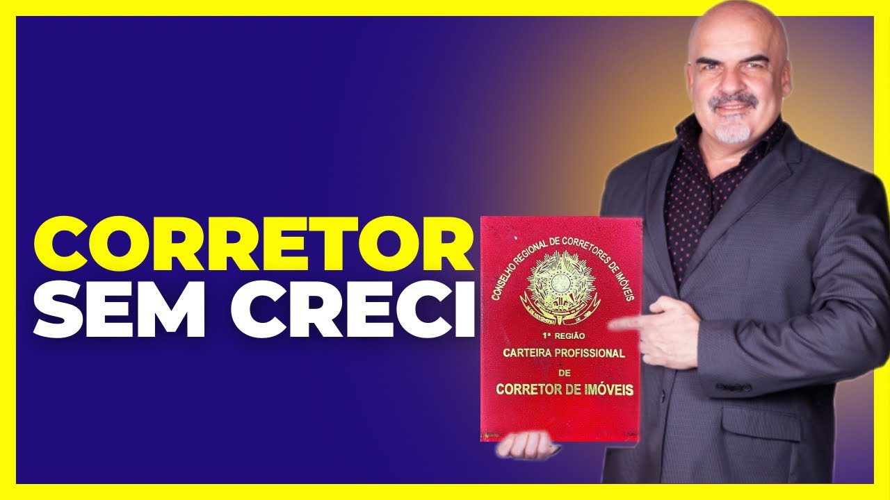 Posso trabalhar como corretor de imóveis sem ter o Creci?