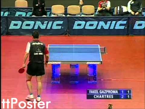 Champions League 2012: Gao Ning-Vladimir Samsonov